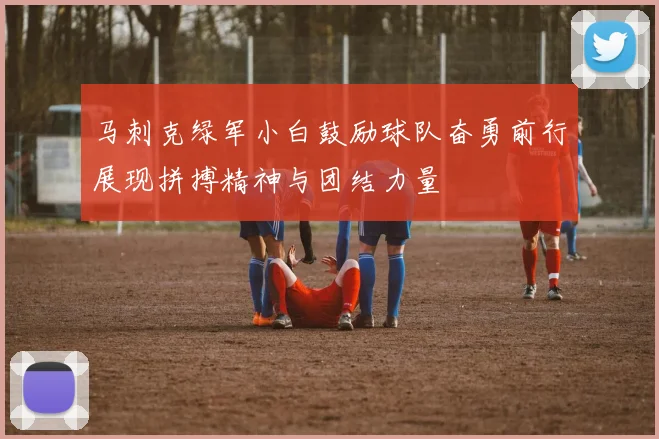 马刺克绿军小白鼓励球队奋勇前行展现拼搏精神与团结力量